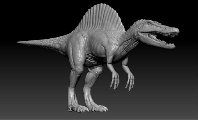 Gig Preview - Sculp 3d animal model, stylized character, animal dragon for unity ue5 animation