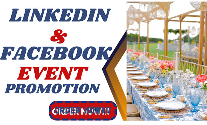 Bestseller - promote your linkedin event, facebook event boost signups