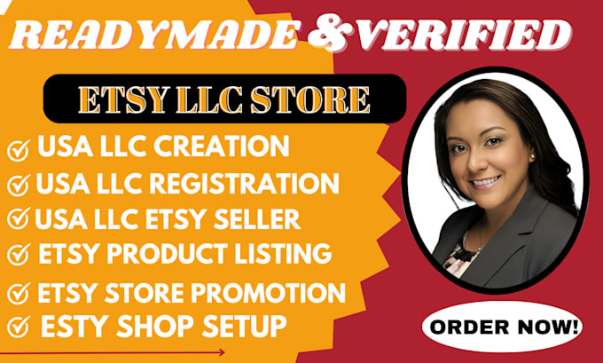 Gig Preview - Do etsy llc store creation esty digital product on etsy shop listing etsy SEO