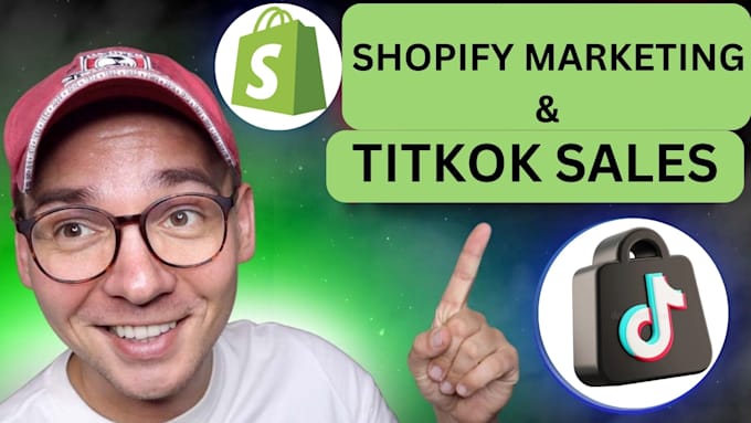 Gig Preview - Boost tiktok sales tiktok shop listing sync with shopify store shopify marketing