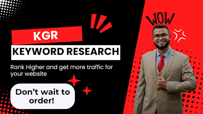 Gig Preview - Provide expert kgr keyword research for SEO success