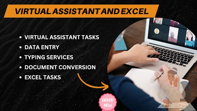 Gig Preview - Do virtual assistant tasks, typing, and document conversion