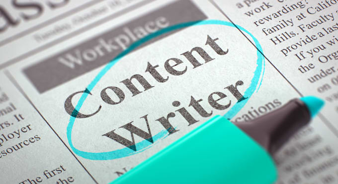 Gig Preview - Write a full engaging article for your website or blog