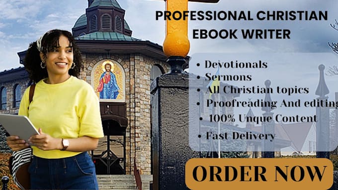 Bestseller - be your inspired christian ebook writer sermon self help ebook writing editor