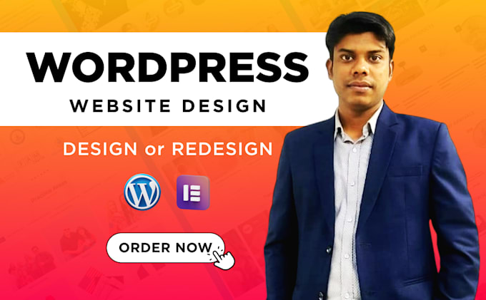 Gig Preview - Custom wordpress website build, redesign, copy, and revamp