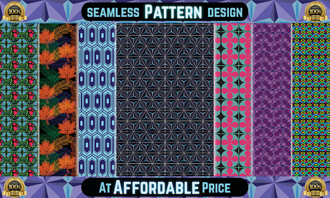 Gig Preview - Do unique seamless pattern designs for fabric and textiles