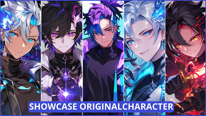 Bestseller - draw your original character, anime art illustration, fanart, and vtuber design