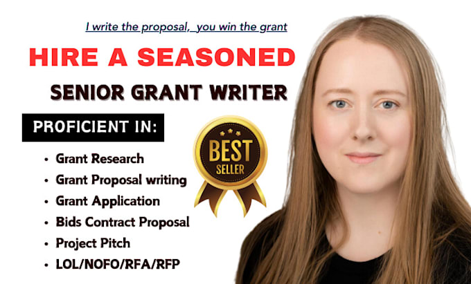 Gig Preview - Do grant proposal, grant research, business plan and apply for grant