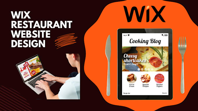 Gig Preview - Design and redesign your restaurant website in wix