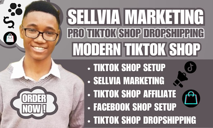 Gig Preview - Do sellvia marketing for sellvia marketing, tiktok shop, tiktok shop affiliate