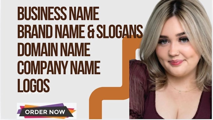 Gig Preview - Create unique business name brand name domain name slogans