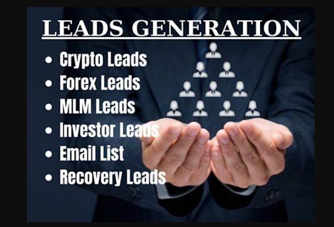 Gig Preview - Generate active and verified 2000 crypto and forex  leads