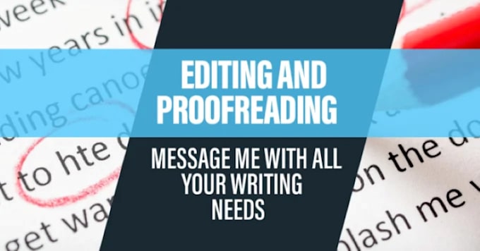 Gig Preview - Proofread and edit your script and content writing