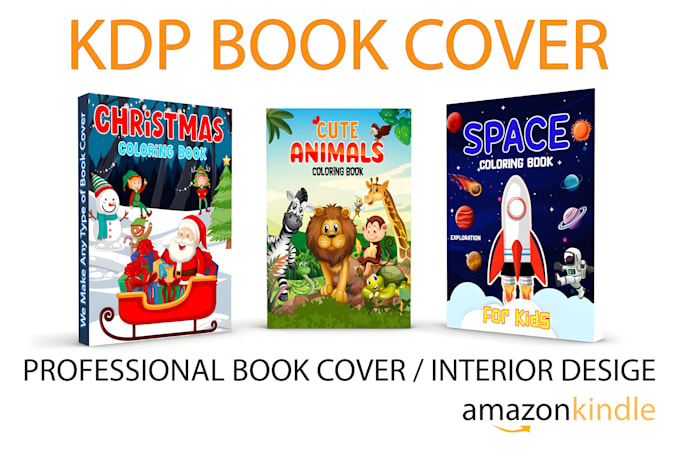 Gig Preview - Create kids coloring book cover and custom interior for kdp