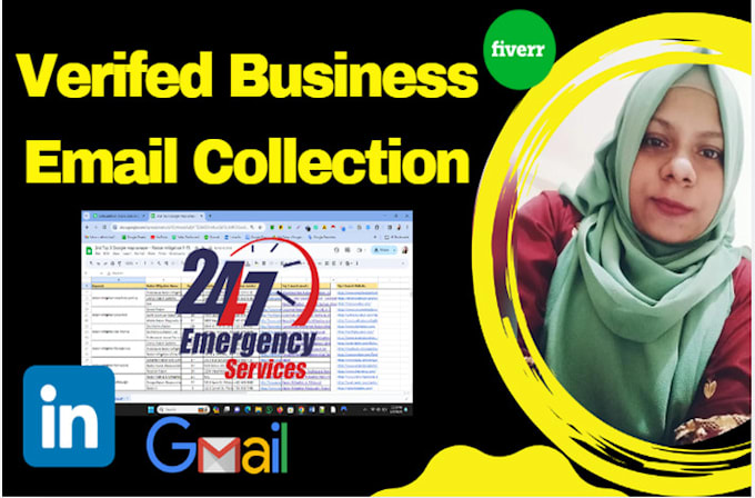 Gig Preview - Do email scraping, web research, email collection