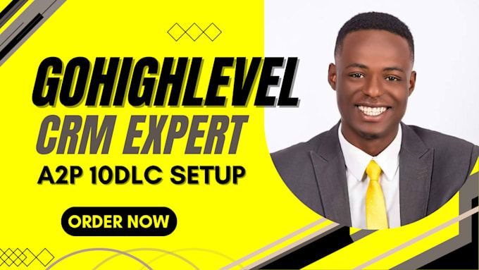 Gig Preview - Setup ghl a2p 10dlc registration gohighlevel sales funnel highlevel landing page