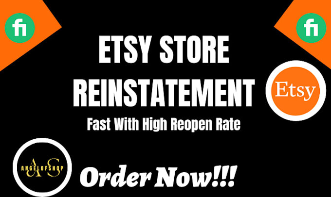 Gig Preview - Reinstate etsy shop by filing appeal letter for etsy reinstatement