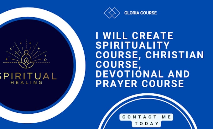 Gig Preview - Create spirituality course, christian course, devotional and prayer course