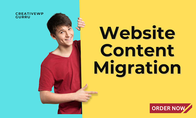 Gig Preview - Do content website export, website migration content transfer