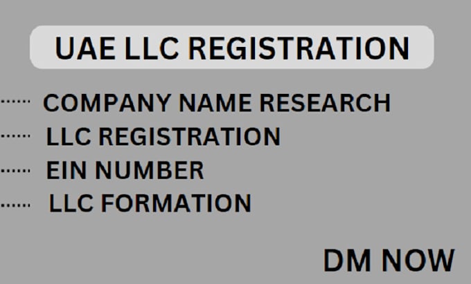 Bestseller - do dubai llc uae llc registration ein for your business