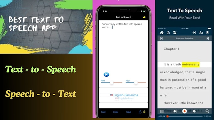 Gig Preview - Create ai speech to text and text to speech functionality for your webapp