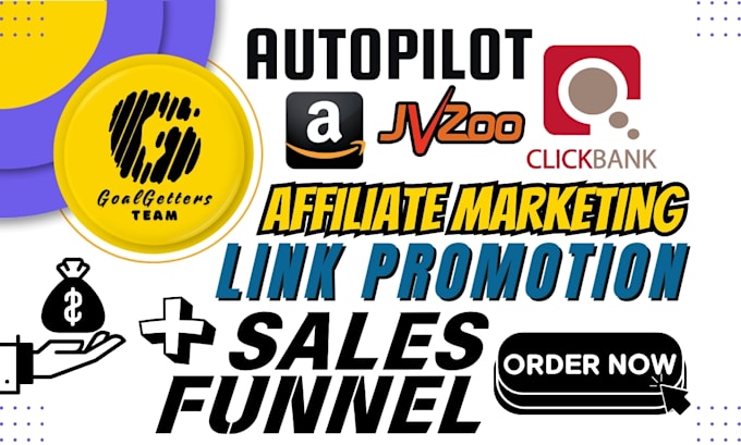 Gig Preview - Shoot up clickbank affiliate marketing, amazon affiliate website and jvzoo sales