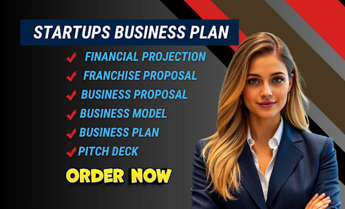 Gig Preview - Write a complete business plan, franchise proposal, financial plan, startups