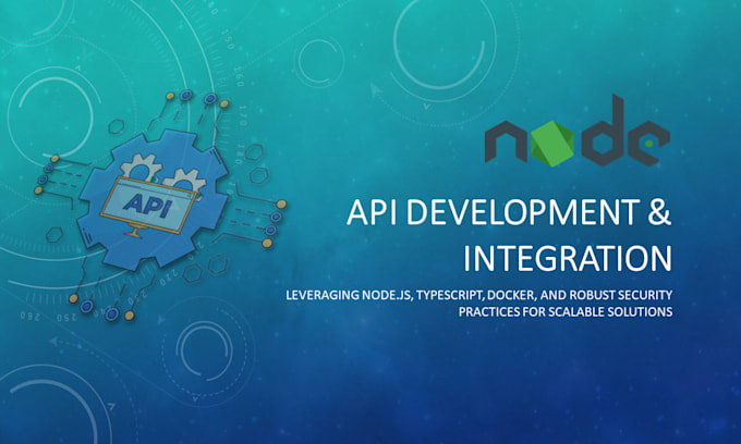 Gig Preview - Develop nodejs rest apis with database design and docker