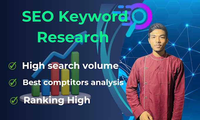 Gig Preview - Do advanced SEO keyword research and competitor analysis for website ranking