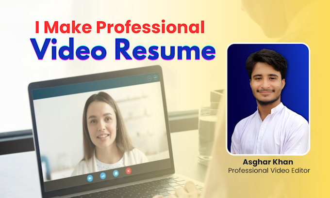 Gig Preview - Create a professional video resume or CV