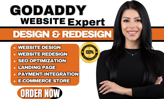 Bestseller - do a wonderful professional godaddy website design and seo service