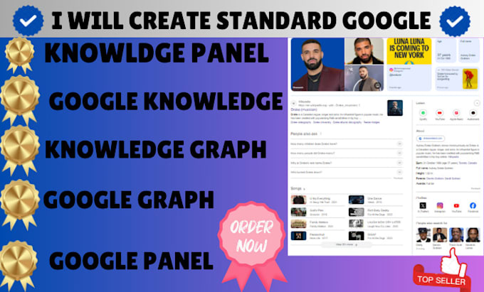 Gig Preview - Claim, and edit, create google knowledgepanel, for you, and brand, company