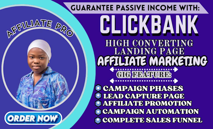 Bestseller - bulid high converting clickbank landing page creation for affiliate