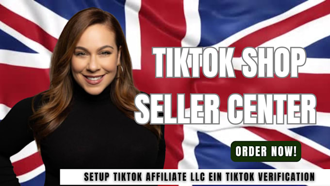 Gig Preview - Do tiktok shop seller center setup tiktok affiliate llc ein tiktok verification