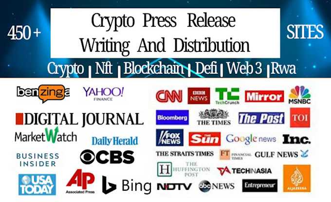 Gig Preview - Do crypto press release writing, nft press release, crypto distribution