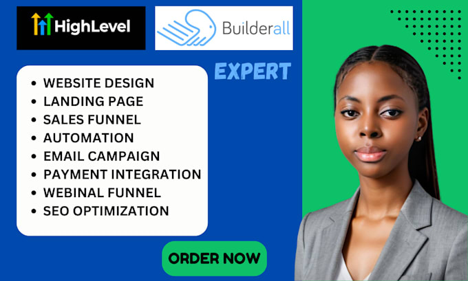 Bestseller - do builderall gohighlevel website design builderall sales funnel gohighlevel