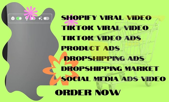 Gig Preview - Create viral tiktok shopify product video tiktok dropshipping video