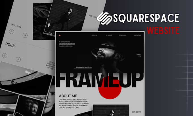 Gig Preview - Build squarespace website, scroll animation, clone website, portfolio, parallax