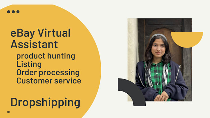 Gig Preview - Be your ebay virtual assistant, dropshipping VA