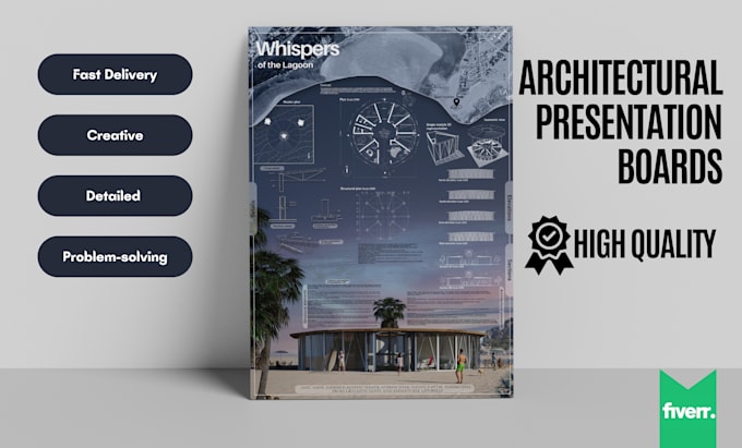 Gig Preview - Design architecture presentation boards for your projects