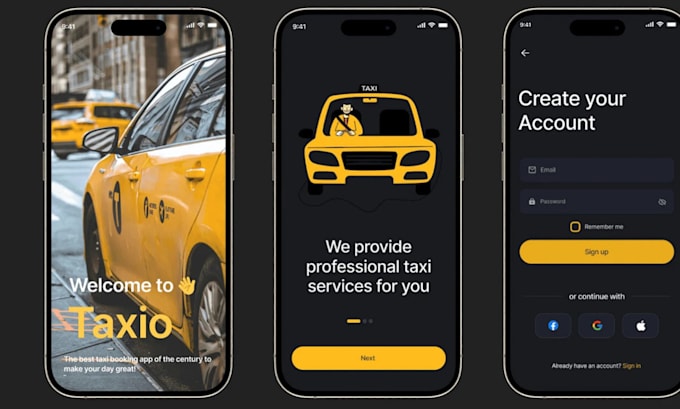 Gig Preview - Develop a taxi booking app, uber clone taxi app, and taxi booking website