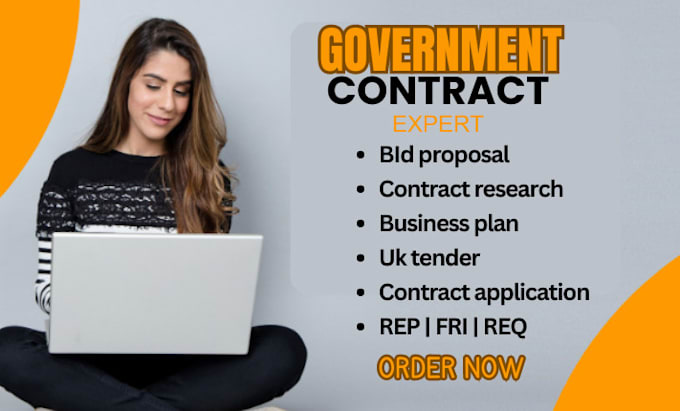 Gig Preview - Write bid proposal government contract find rfp rfi rfq samgov registration sba