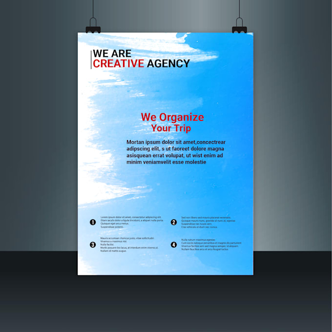 Gig Preview - Design best attractive flyers for you