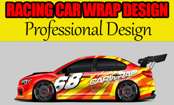 Bestseller - do modern racing car wrap, livery car wrap, rally car wrap