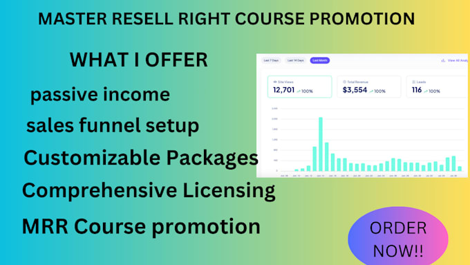 Gig Preview - Build a master resell right with email marketing