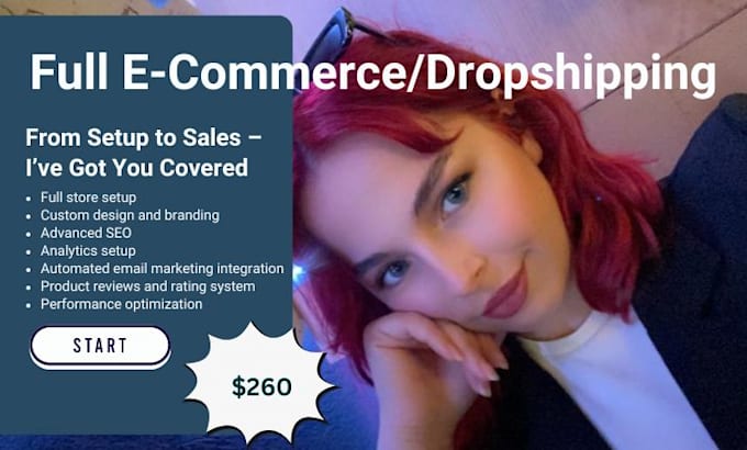 Gig Preview - Do ecommerce website development