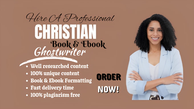 Gig Preview - Christian devotional fiction and nonfiction ebook writer