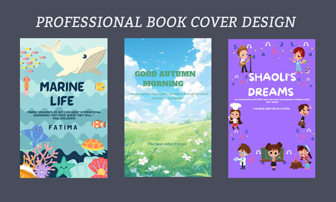 Gig Preview - Create children story book illustrations and cover design