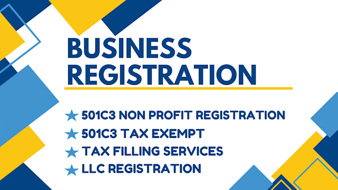 Gig Preview - Do 501c3 non profit registration, 501c3 irs tax filling, llc registration