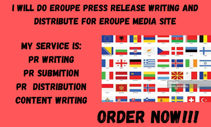 Gig Preview - Europe press release distribution in   europe media outlet